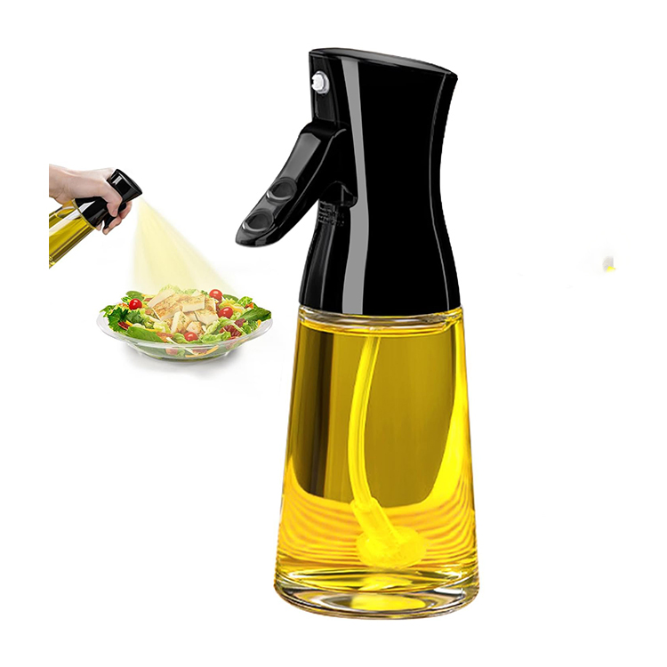 Hot Selling Oil Bottle 180ml Sprayer Dispenser Press Type Glass Spray Bottle