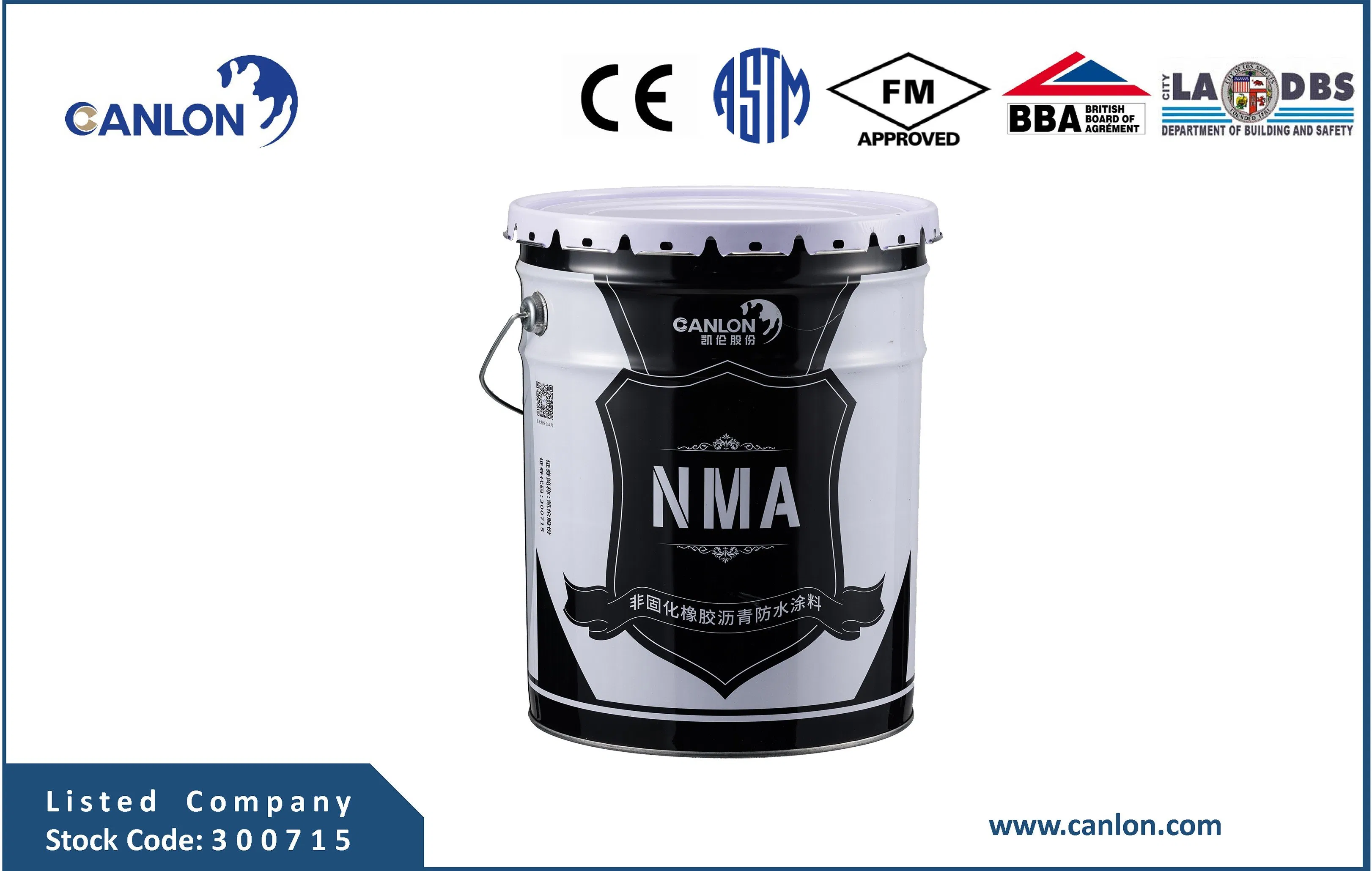 Non-Curable Rubber Modified Asphalt Waterproof Coating
