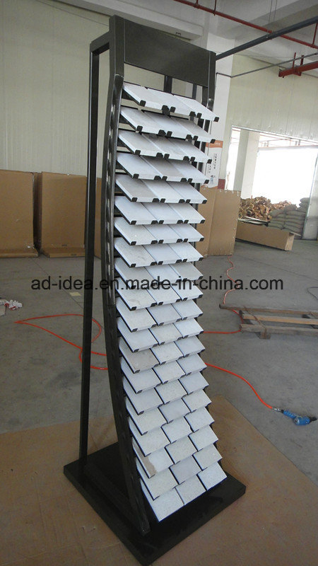 Customize Multi Style Metal Waterfall Tile/Stone/Ceramic Display Stand