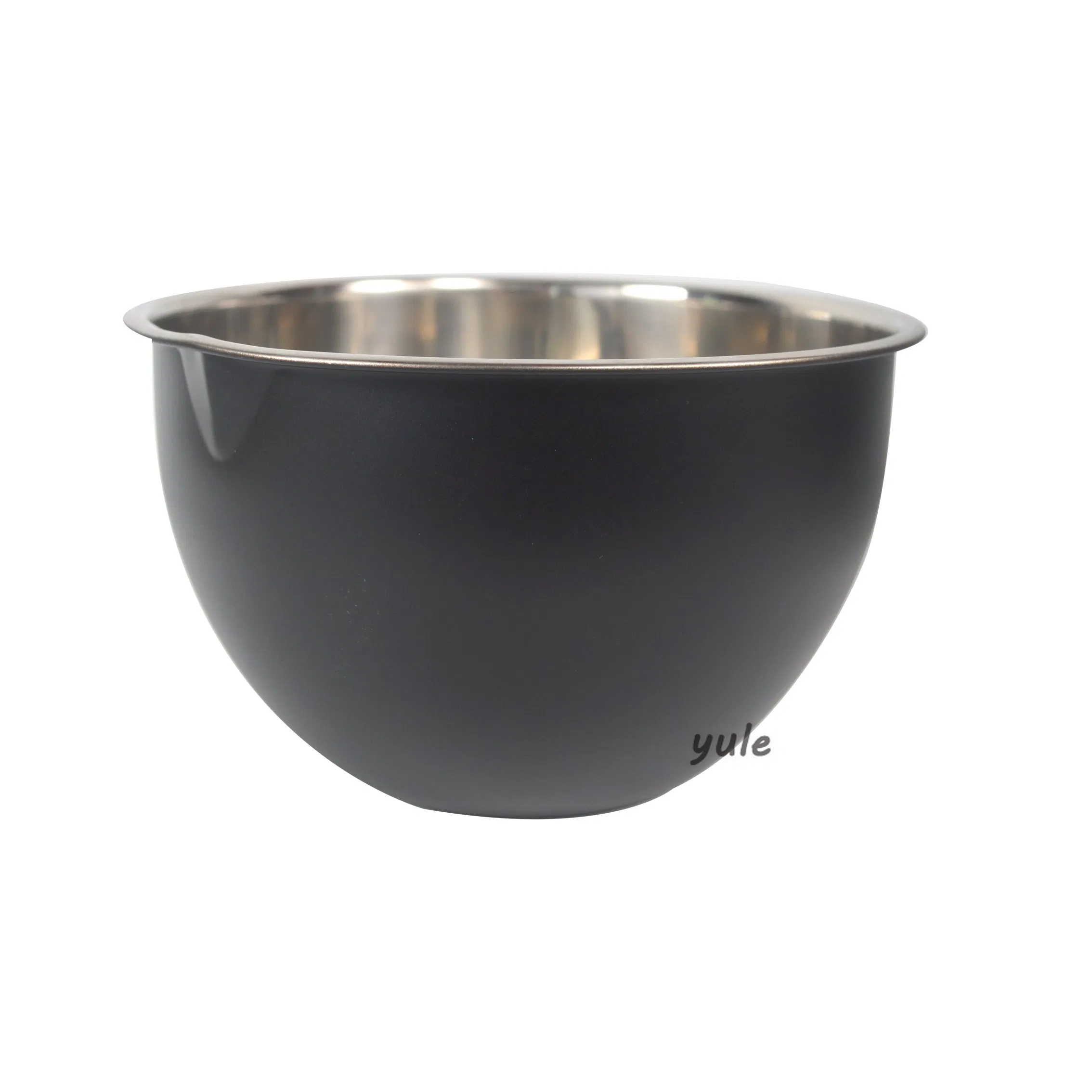 Food Container Custom Printed Multi-Size Takeaway Stainless Steel Salad Bowl with Lid