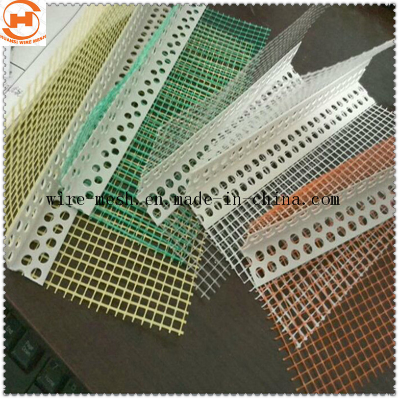 Fiberglass Mesh PVC Coated Corner Bead/PVC Beads with Fiberglass Mesh