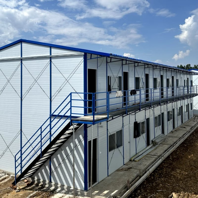 Modern Design K Type Low Cost Modular Prefabricated House for Soldier Camp