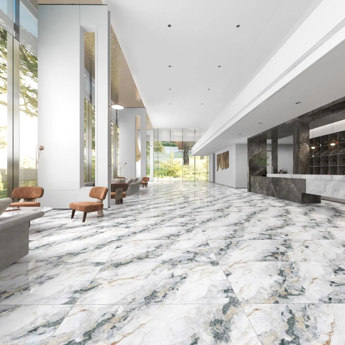 Керамогранитная плитка 600x1200 мм Оникс