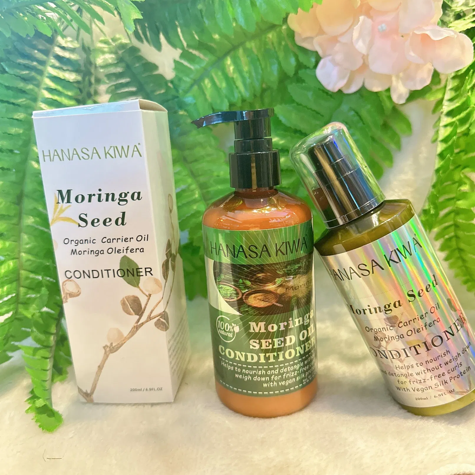 Natural Organic Carrier Oil Moringa Oleifera Moringa Seed Oil Hair Conditioner