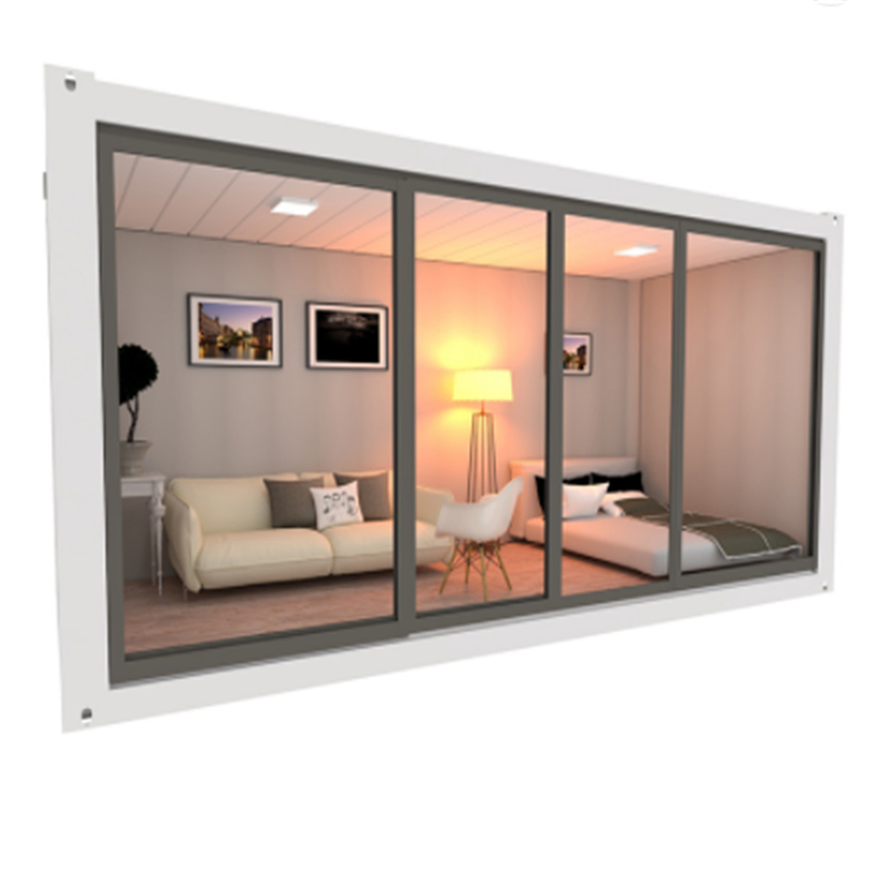 20 Feet Container Houses with One Bedroom Toilet Full Furniture