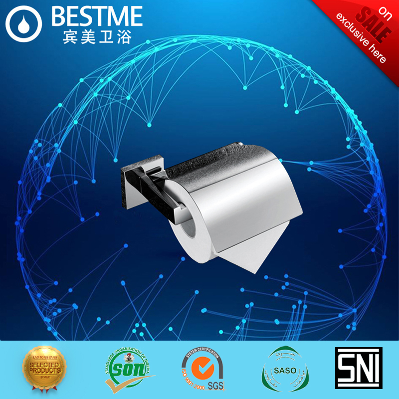 Держатель для ёршика хром со стеклом BG-C7005