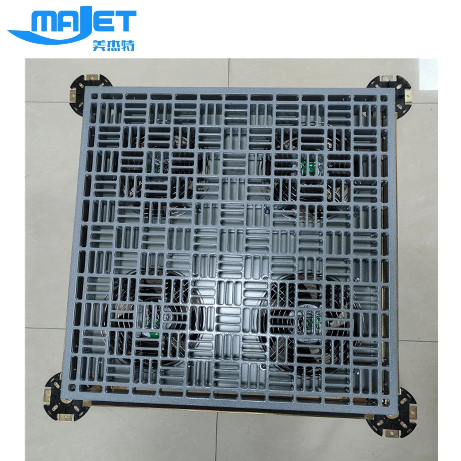 Вентилятор для фальшпола с контролем температуры, 4 вентилятора