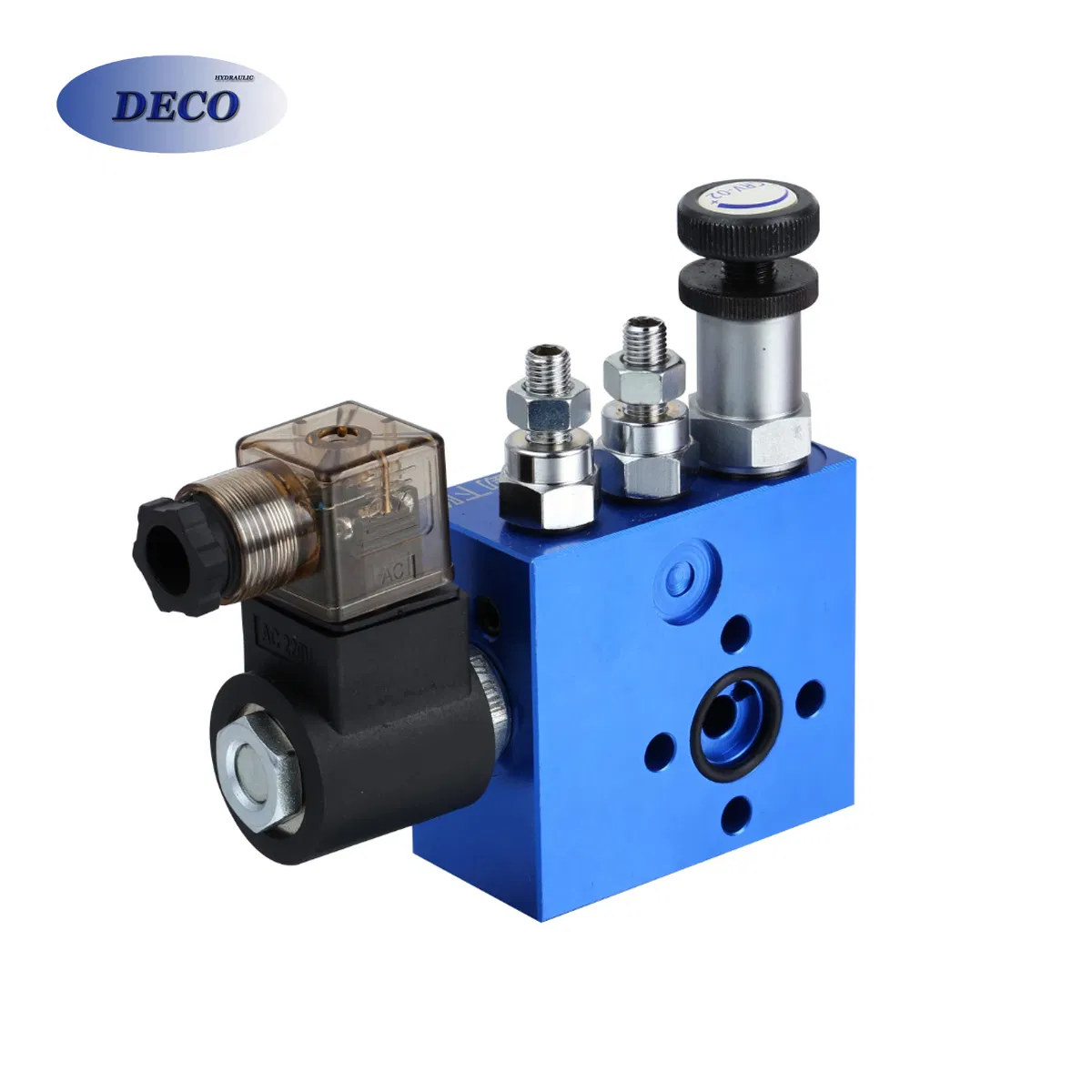 CNC Machining Compact Hydraulic Valve Manifold Block Integrated Solenoid Valve