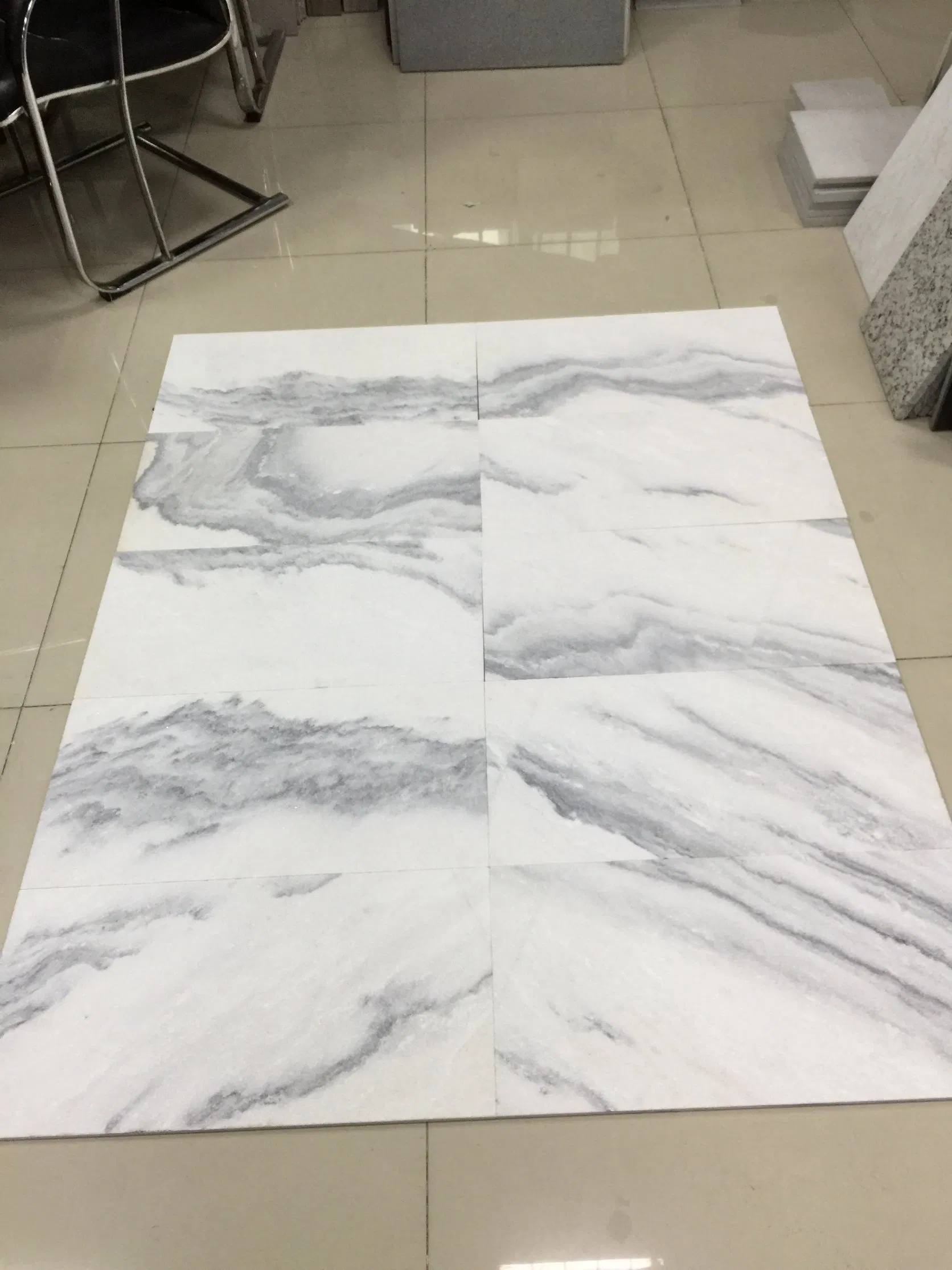 Popular Natural Fantasy White Marble Slab and Tile for Hotel Wall Floor Decorate