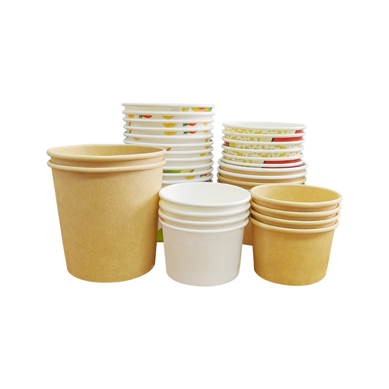 High Quality Biodegradable Ice Cream Container Ice Cream Bowl Colorful Ice Cream Paper Cup