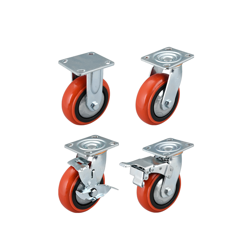 Heavy Duty Industrial Trolley Caster PVC Wheels Swivel Mobile Caster Wheel