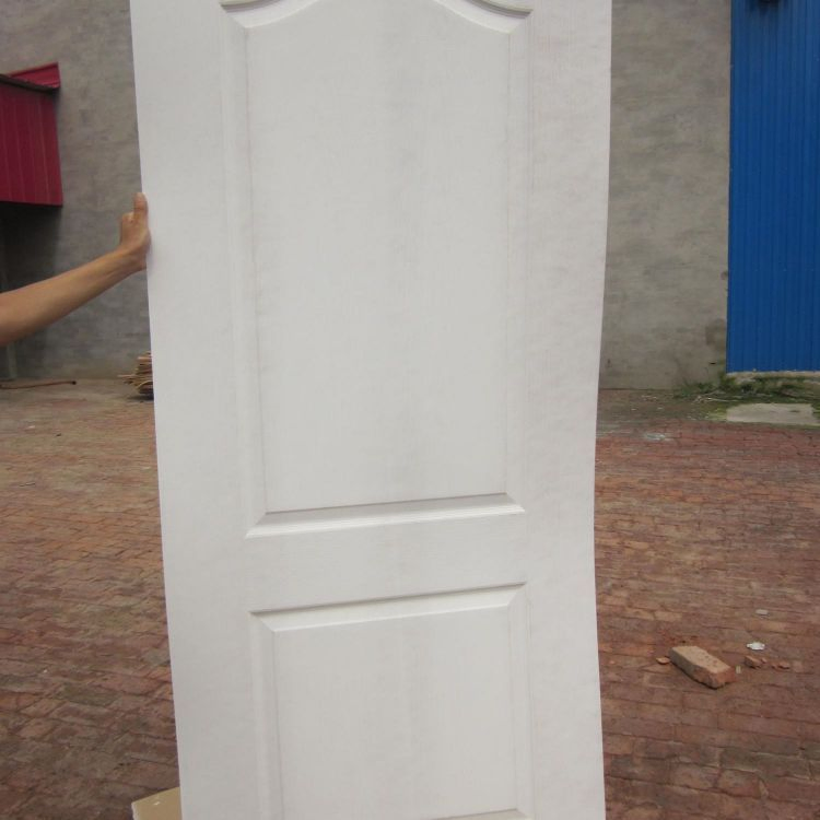 China Cheap Interior 6 Panel Moulded Door Skin White Primer Door