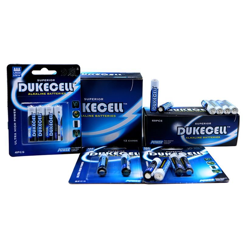 AAA 1.5V Battery LR03 Primary AM4  CE EU2023/1542 certificate high power  Mecury free Alkaline Batteries