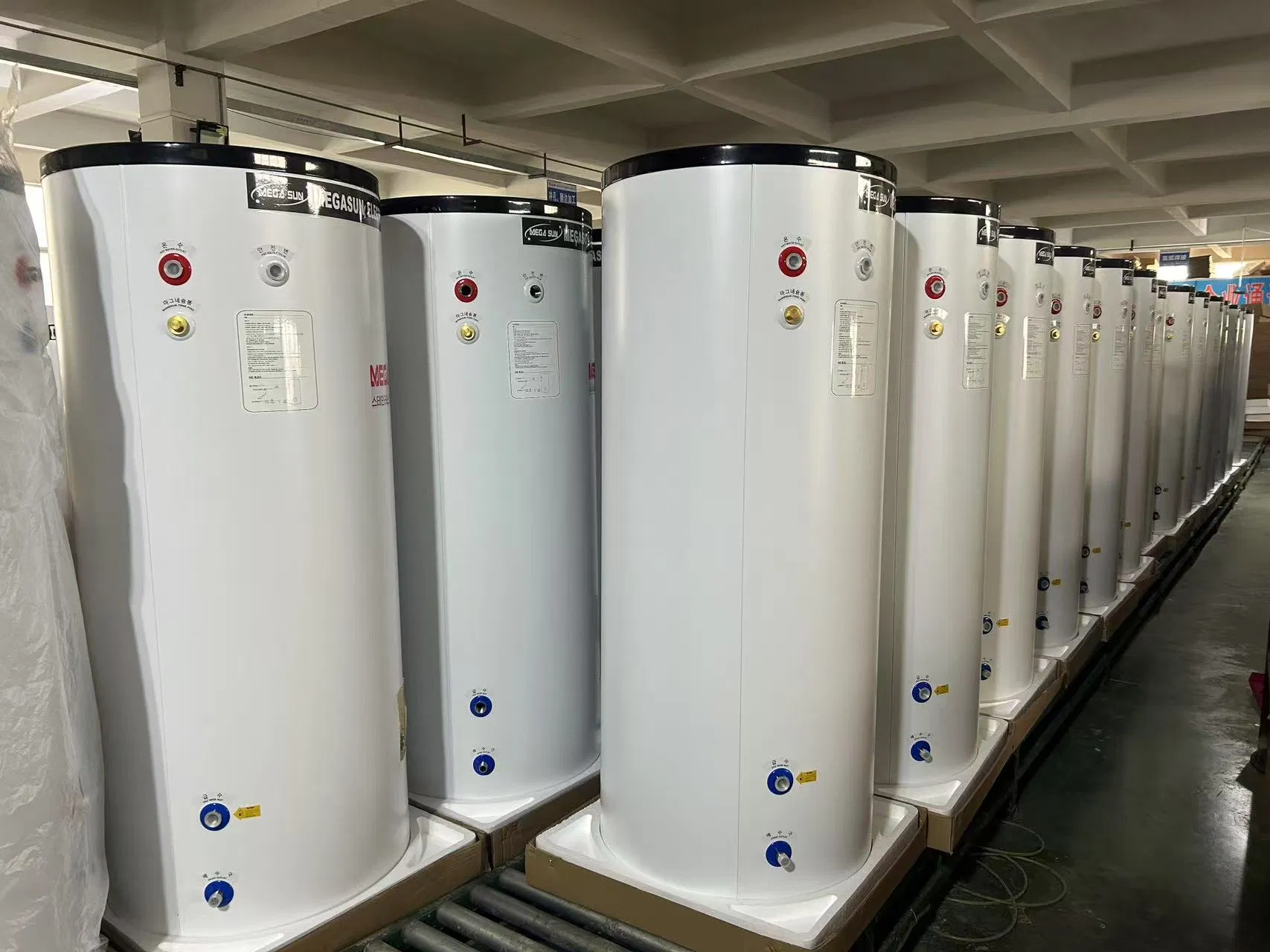 China Dimei 1000 Liters Pressure Air Source Heat Pump Buffer Tank Stainless Steel 306 316