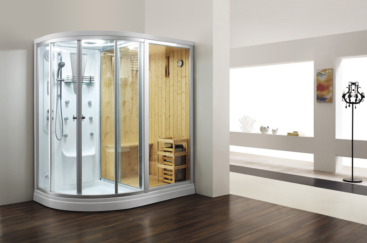 Monalisa Economical Steam and Sauna Room Cobination