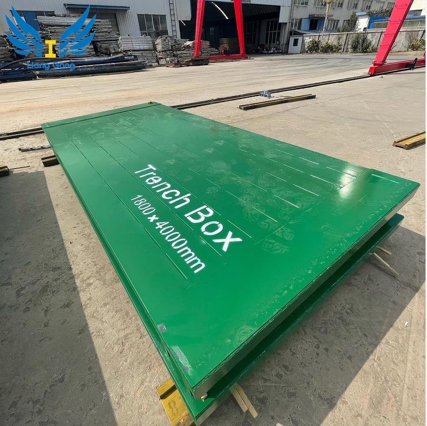 Lianggong Lightweight Manhole Steel Trench Shields Trench Box Shoring Systems for Pipe Laying