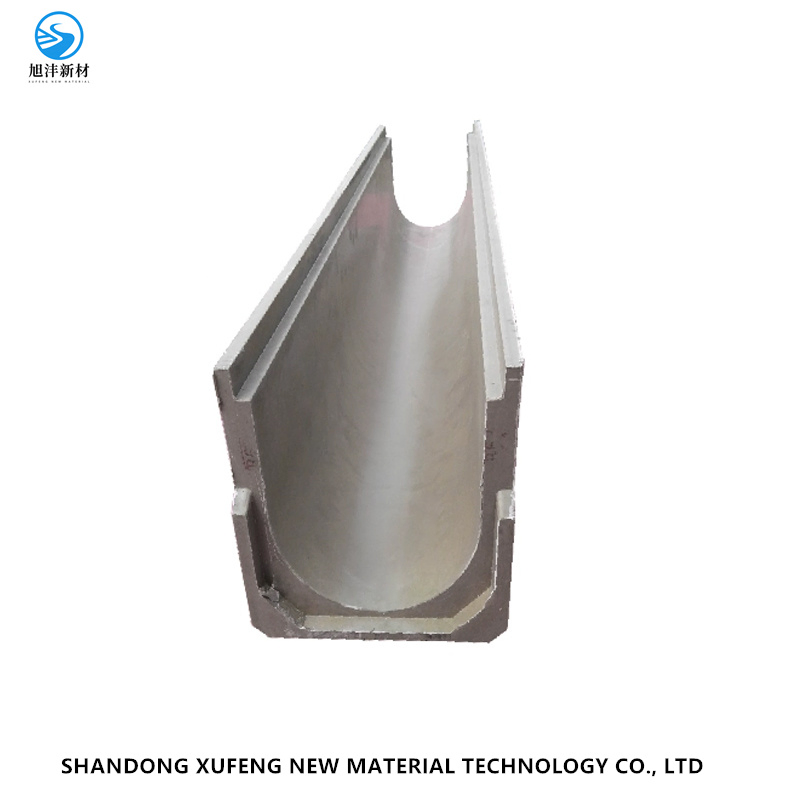 Дренажный лоток U-образный En124 A15 FRP/GRP U100-60-1000