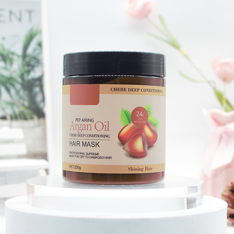 Beauty Cosmetics Argan Oil Hair Mask Private Label Nourish Intensive Smoothing Hair