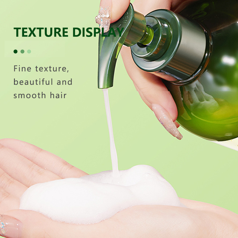 High Quality Natural 500ml Glycerol Olive Oil Shampoo Silky and Shiny Hair Shampoo Hair Salon Olive Oil Shampoo