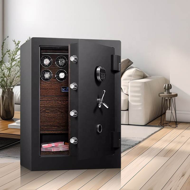 Small Size LCD Touch Screen Display Winder Watch Jewelry Storage Safe for Collectors