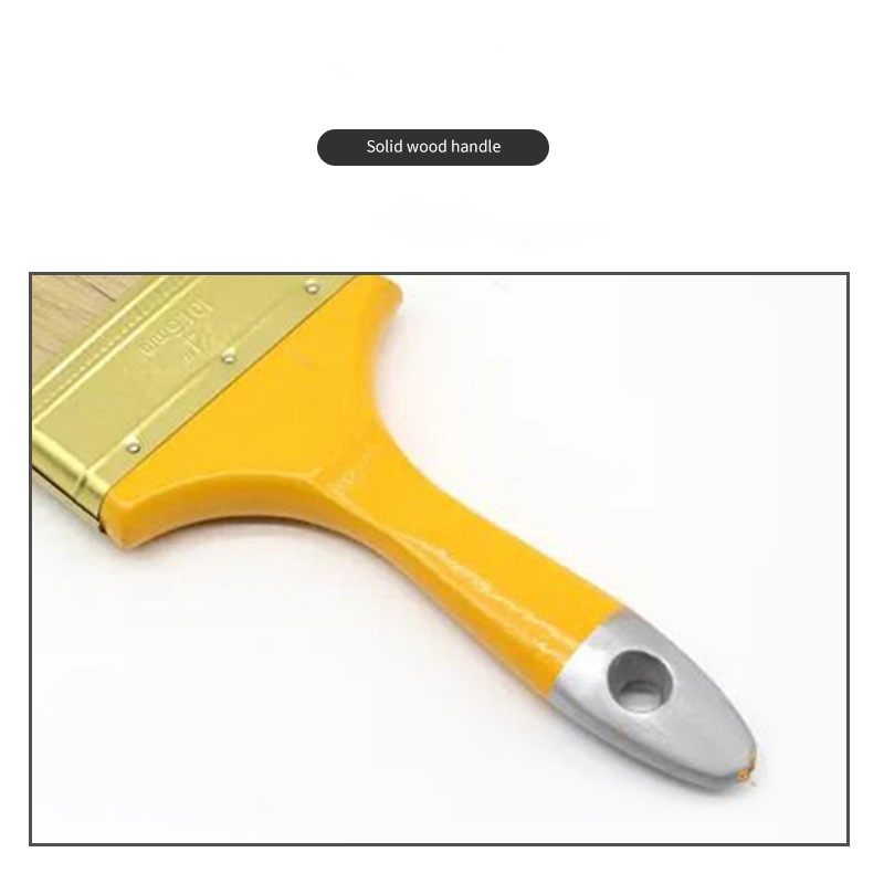 Changxin High Grade Bulk Paint Brushes 1 2 Inch Wooden Handle 4inch Painting 6 Inches Flat Acrylic Paint Brush