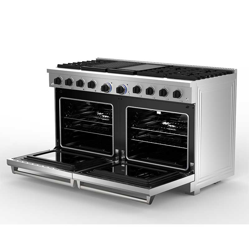 High Quality 60 Inch 8 Burner Convection Dual Stove