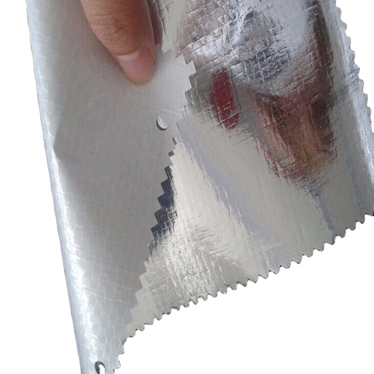 12 Micron Silver Metallized Pet Coating PE Film for Laminating with EPE and Bubble as Express Bags