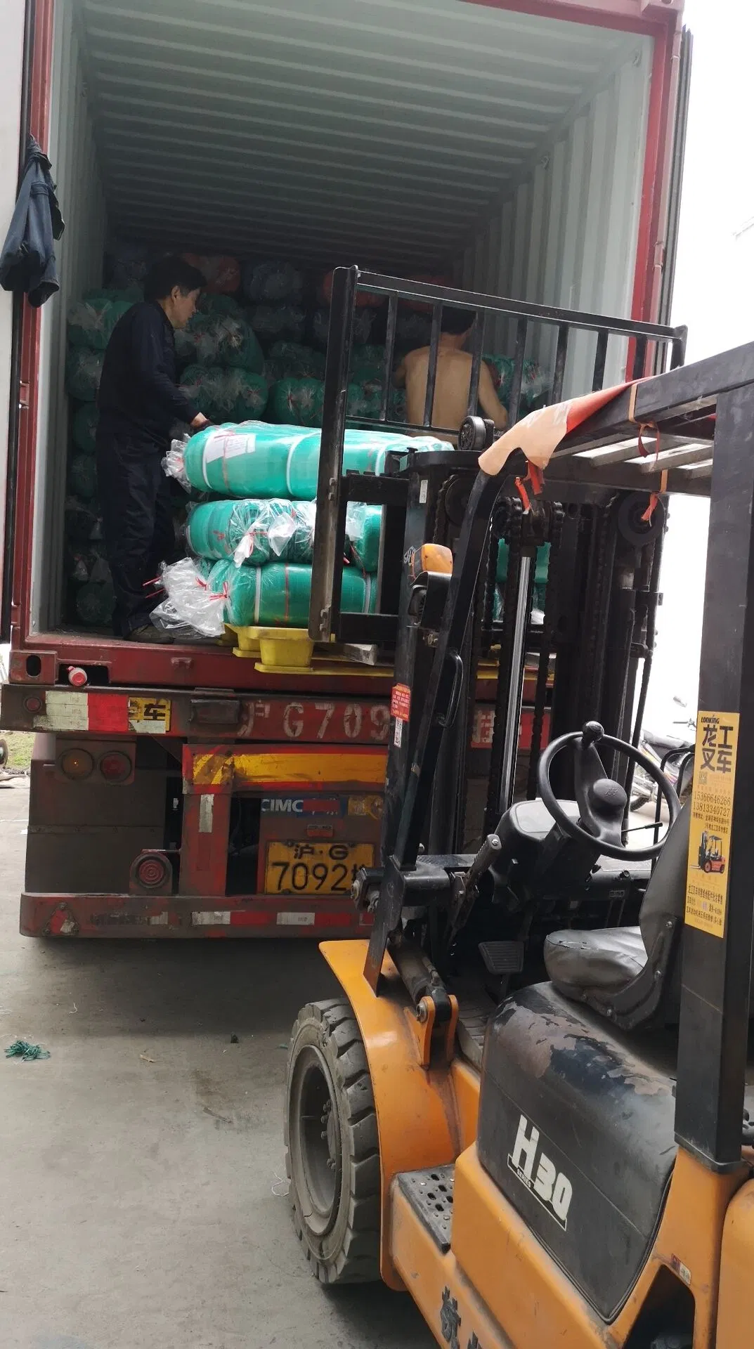 Green Wholesale Glossy Plastic Scaffolding Sheeting