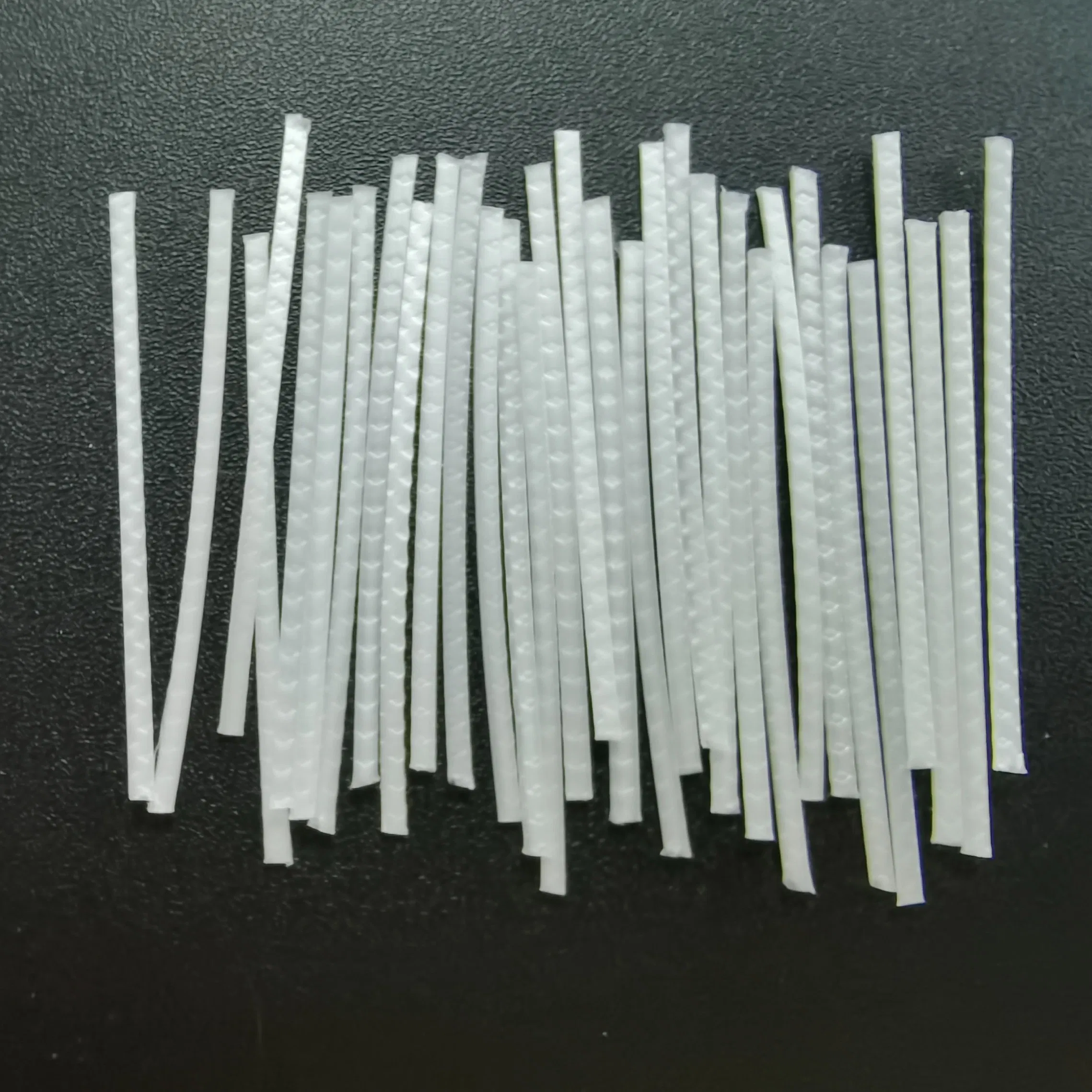 48mm 54mm White Macro Synthetic Structural Fiber for Concrete and Construction