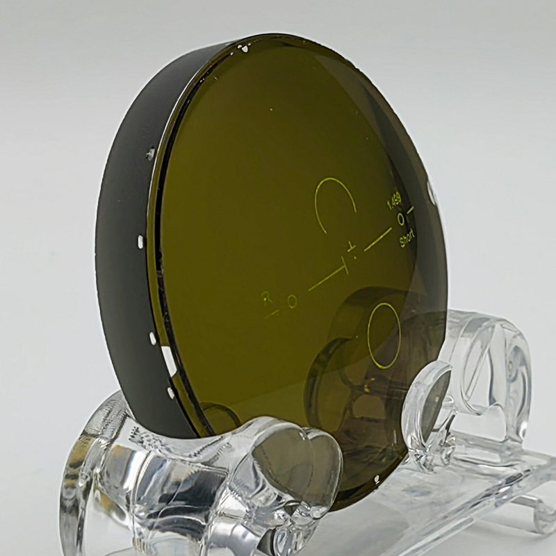Semi-Finished 1.499 Polarized Progressive Uncoated Short Base400 Color B15 Optical Ophthalmic Lens