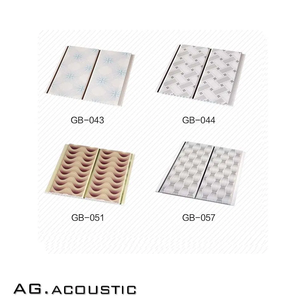 AG. Acoustic New Home Design Decoration Panel Integrate PVC Wall Tiles