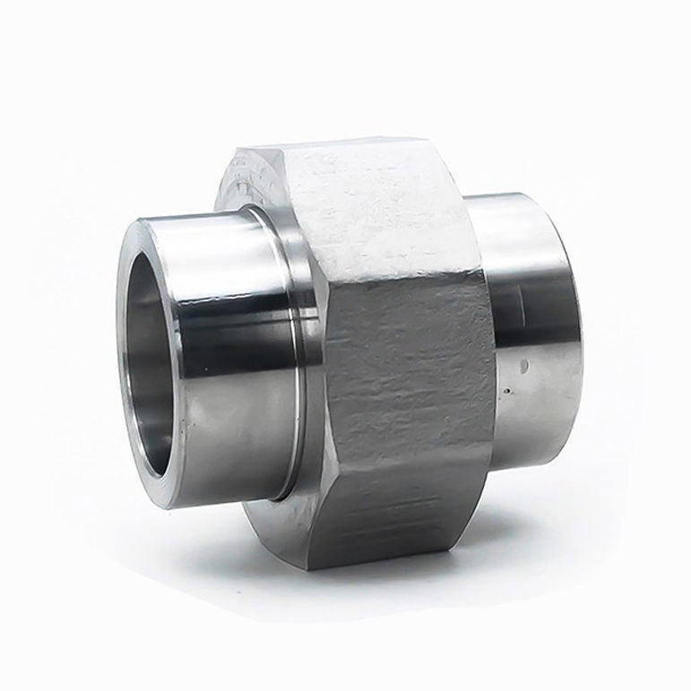 Inside Thread Conical Tightened Welding End Union with Parallel Bsp Thread
