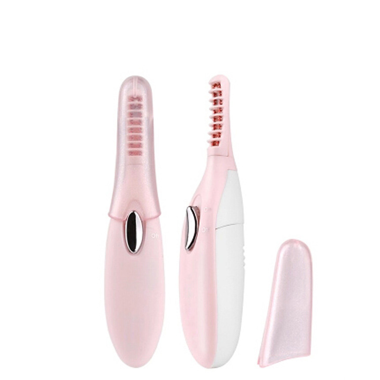 Innovative Heated Eyelash Curler with Non-Stick Silicone Technology