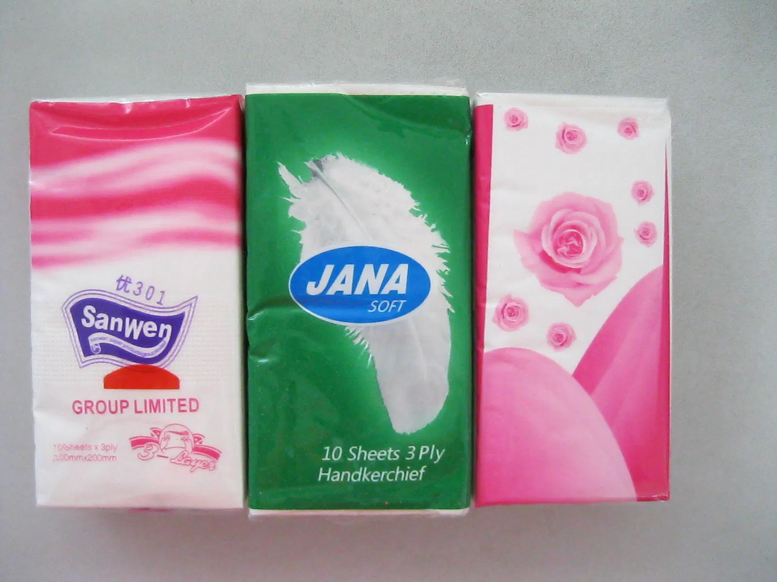 4 Ply Luxury Advertise Pocket Facial Tissue Small Pack for Premium Home Use