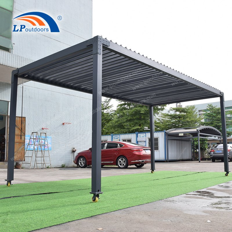 Heavy-Duty Waterproof Aluminum Carport Canopy for Outdoor Vehicles