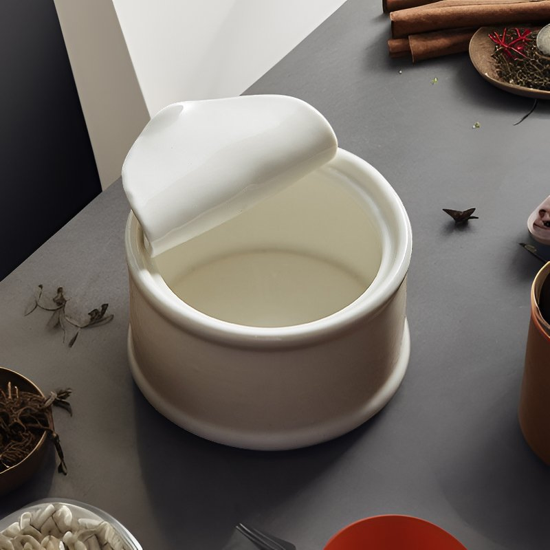 Creative Can-Shaped Ceramic Dessert Bowls Perfect for Sauces, Puddings & Baking