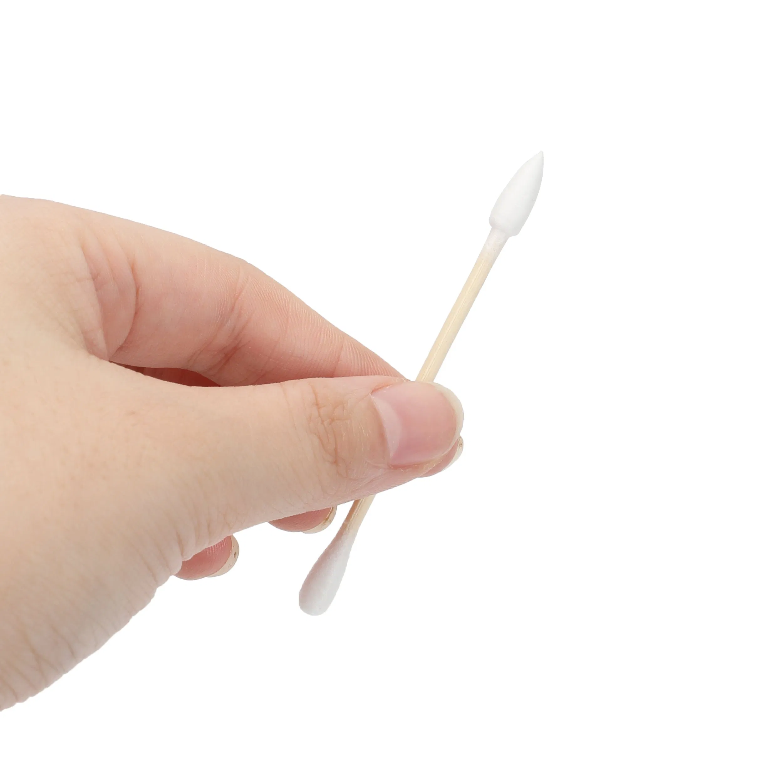 300CT Cotton Swabs with Strong Bamboo Sticks Biodegradable Cotton Buds