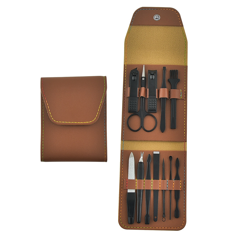 Nail Clipper Pedicure Eyebrow Clipper Set Decoration Nail Tools 12 Sets.