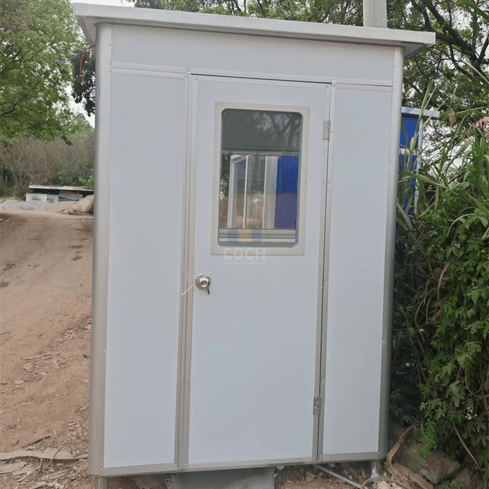Eco-Friendly Rectangle Security Booth - Durable with Customizable Features
