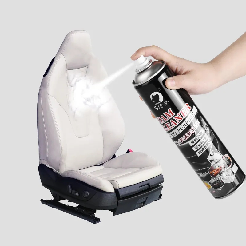 Car Foam Cleaner Spray Cleans Steering Wheel Leather Seats
