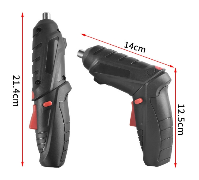 Электрическая отвертка 3.6V, 47 предметов, 3.5 Н/м