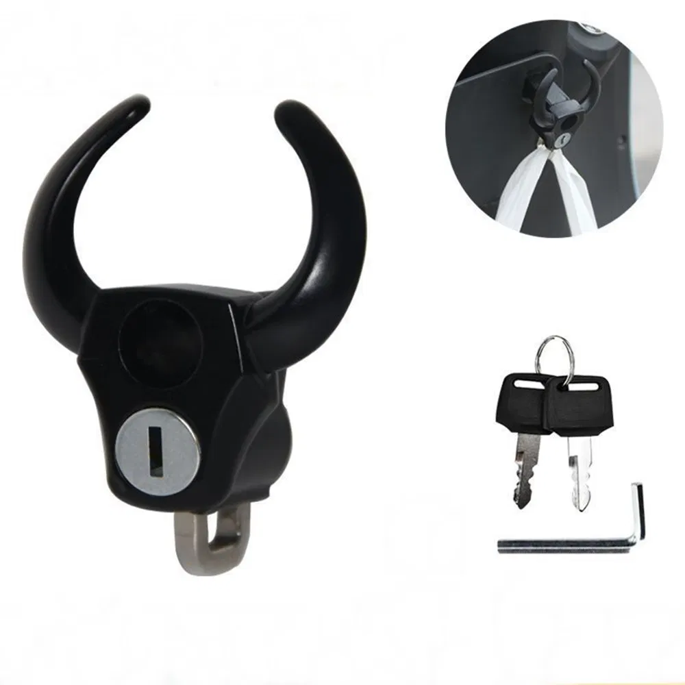 Yh3232 Battery Car Cattle Head Helmet Lock Electric Motorbike Anti-Theft Lock Mountain Bike Aluminium Alloy Locks