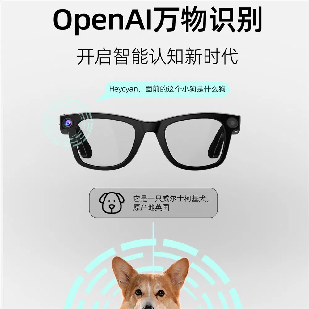 Wholesale Price Ai Smart Glasses with 800W 4K HD Camera Recording Chatgpt Music Calls Translation