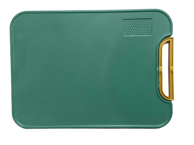 Low Cheap Price Plastic Chopping Board for Kitchen Green HDPE PP PE Double Sided Round Chopping Board with Handle for Africa Nigeria Ghana Market Sale