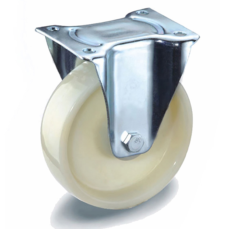 White Nylon Wheel with Roller Bearing