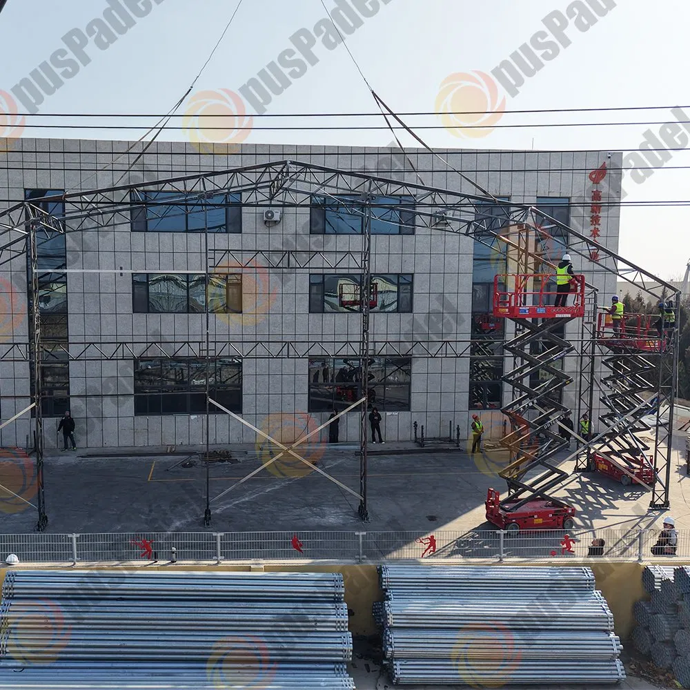 Excellent Coverage Padel Court Tennis Roof for Various Weather Conditions