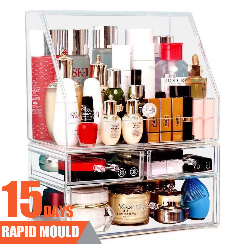 Factory Design and Moding Lipstick Organizer Case Acrylic Display