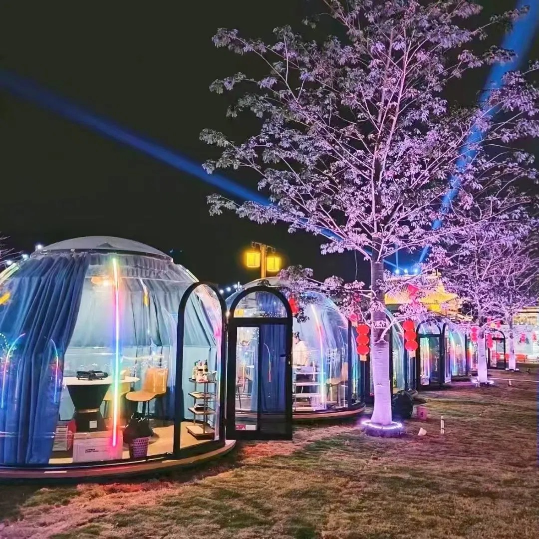 New Arrival Outdoor Polycarbonate Bubble Dome Glamping Dome