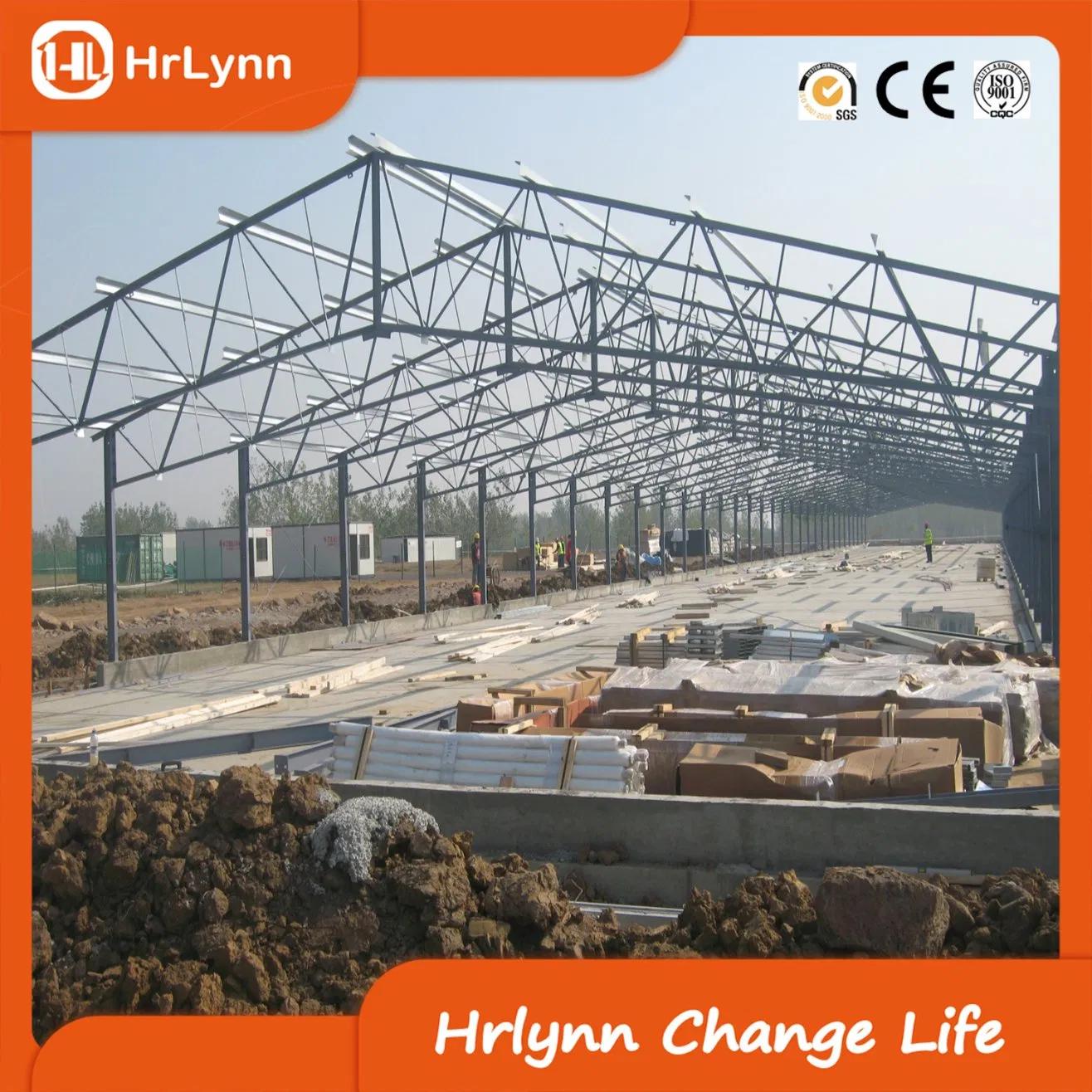 Construction of High-Rise Prefabricated Steel Structures in Warehouses and Workshops