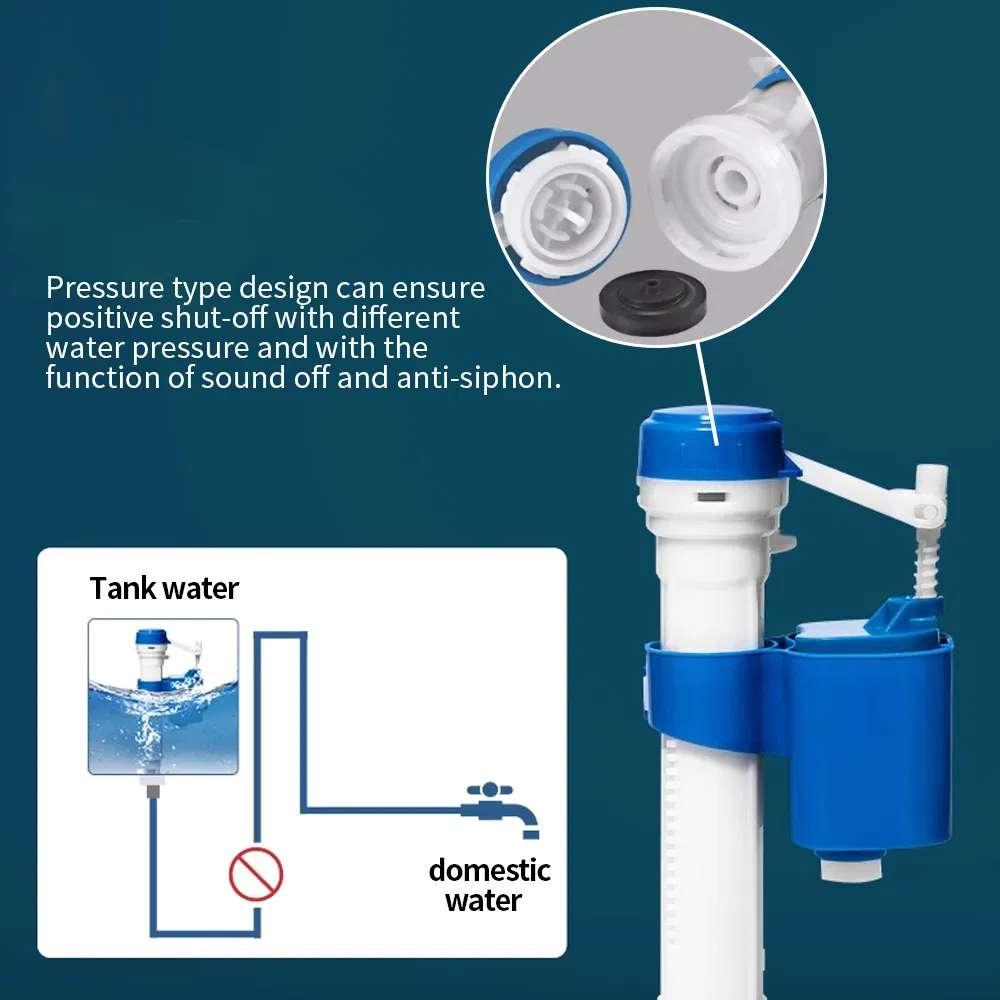High Pressure Adjustable Cistern Inlet Valves Toilet Water Tank Flush Valve